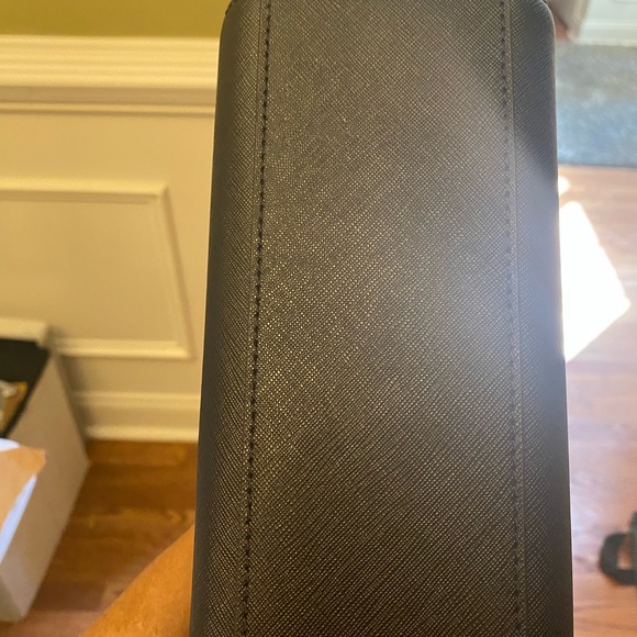 NWT TORY BURCH EMERSON MINI TOP ZIP TOTE BLACK LEATHER CROSSBODY SATCHEL SOLD‼️ - Picture 6 of 10